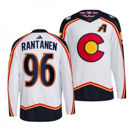 Colorado Avalanche Trikot Mikko Rantanen 96 Adidas 2022-23 Weiss Reverse Retro 2.0 Authentic - Herren